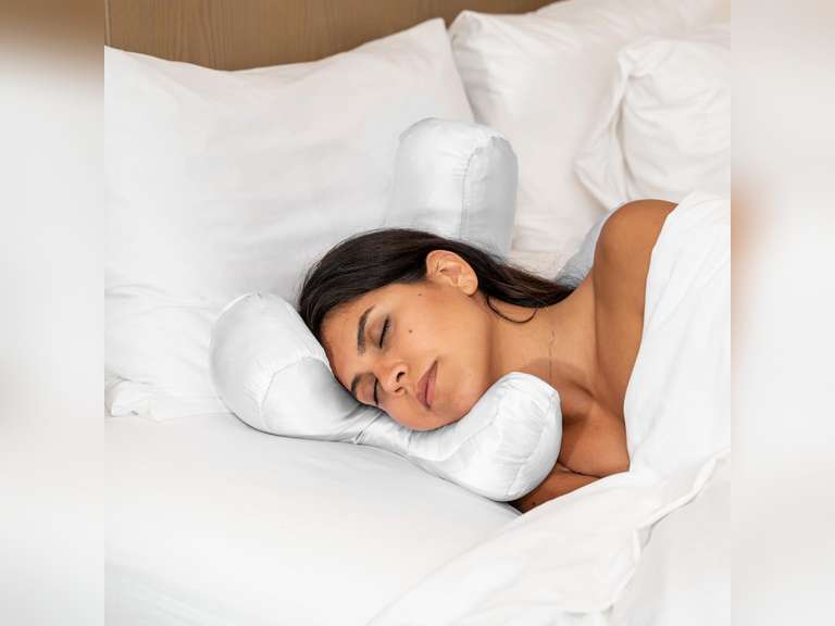 Flawless Face Pillow + Free White Satin Pillowcase! Beauty Sleep, Anti Wrinkles-Aging, Back Sleeping 175