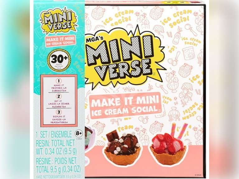 Miniverse Make It Mini Food Ice Cream Social Playset (NOT EDIBLE!) 37