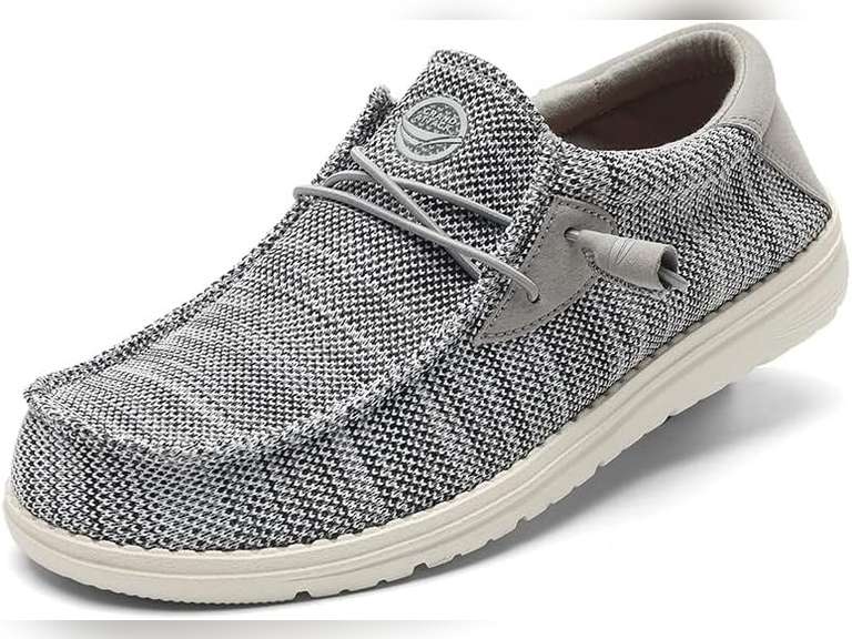 Grand Attack Men's Walking Boat Shoes-Slip On&Lace Up Casual Loafers, Comfortable & Lightweight Work Shoes | for Home, Leisure Travel, Driving Shoes, size 11 40