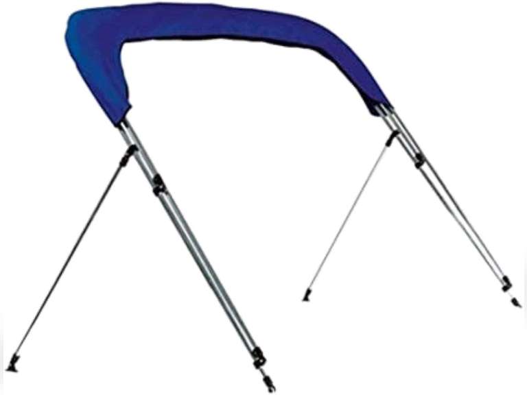 Eevelle Bimini Rear Support Poles Set of 2 with Mounting Hardware Heavy Duty Aluminum, Adjustable Length, Easy Installation, Foldable Design 43