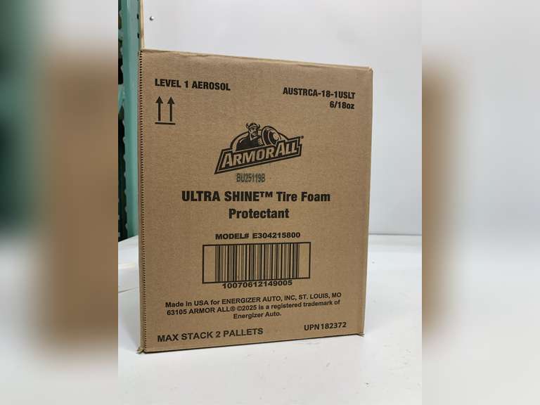Armor All Tire Foam Ultra Shine, 18-Fluid Ounce Cans (Pack of 6) 50
