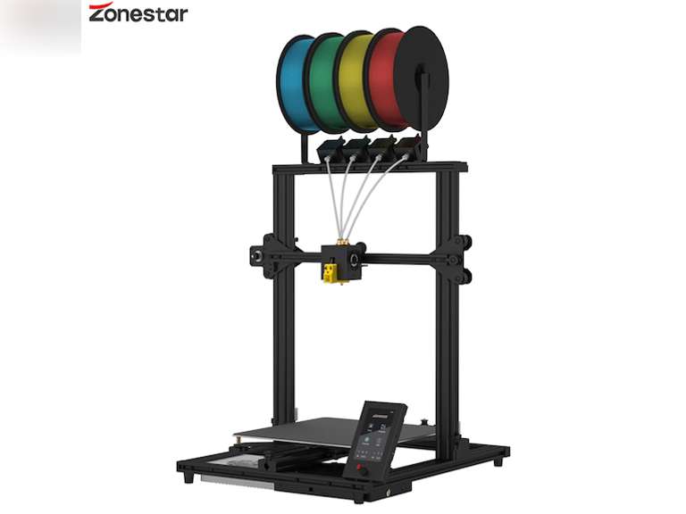 (SIMILAR MODEL) ZONESTAR Z8PM4 PRO 3D Printer 300x300x400mm Auto Level Mix Color Printing L2H2 400