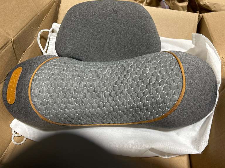 Atyhao Heated Neck Pillow, Memory Foam 3 Temperatures Sleeping Pillow with Detachable Pillowcase, USB Plug in, Experience Relaxation for Neck and Shoulder Support 51
