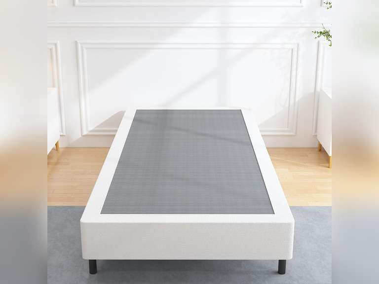 ALDRICH 7 Inch Heavy Duty Metal Box Spring Mattress Foundation 1500lbs Max Weight Capacity/Non-Slip/No Noise/Easy Assembly/Easy Clean Cover,Twin XL 80