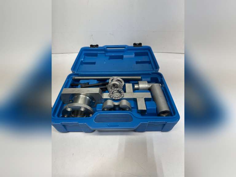 Crankshaft Pulley Puller Set, Crankshaft Damper Pully Removal Install Tool Compatible with Jaguar Land Rover 3.0lt (V6) 5.0lt (V8) 89