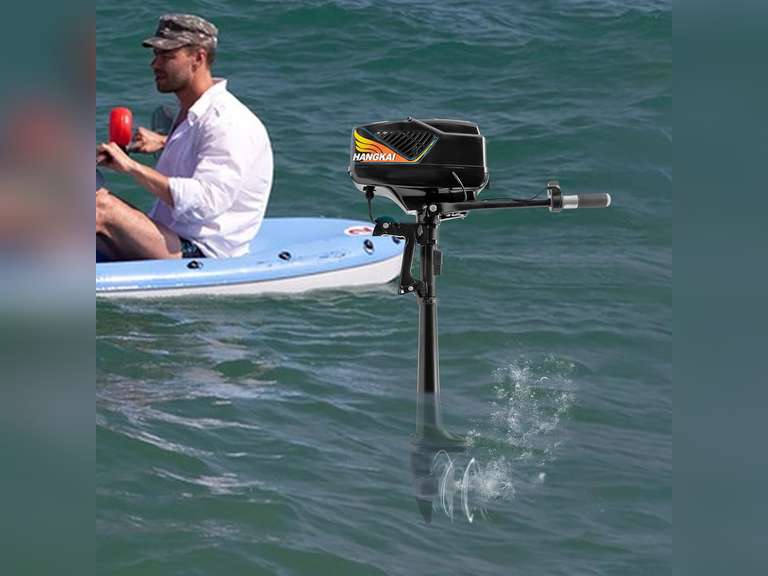 1000w 48V Electric Outboard Motor, Brushless Electric Boat Outboard Motor Boat Engine 1763.7lbs Thrust Electric Acceleration Start for fishery, aquaculture, outdoor exploration 188
