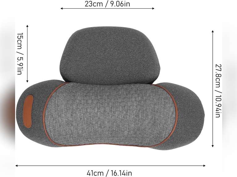 Atyhao Heated Neck Pillow, Memory Foam 3 Temperatures Sleeping Pillow with Detachable Pillowcase, USB Plug in, Experience Relaxation for Neck and Shoulder Support 51