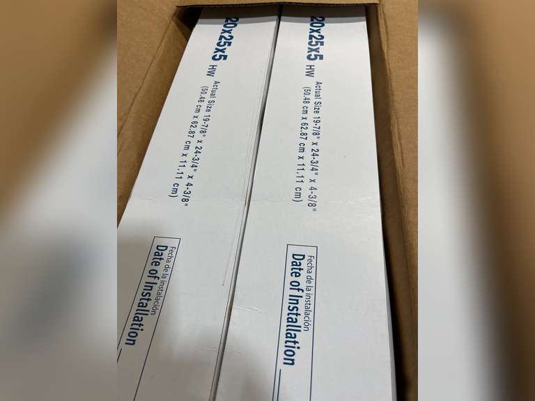 X6673 Furnace Filter | Actual Size: 19-3/4" x 24-3/4" x 4-3/8" (20x25x5) | MERV 11 | Pack of 2 77