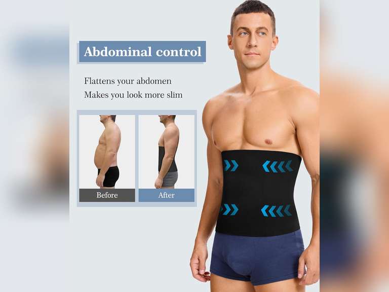 TAILONG Waist Trainer for Men Shapewear Tummy Control Body Shaper Corset Slimming Girdle Fajas para Hombres 20