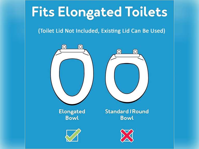 Carex Toilet Seat Riser, Elongated Raised Toilet Seat Adds 3.5 inches to Toilet Height, for Assistance Bending or Sitting, 300 Pound Weight Capacity Toilet Riser 29