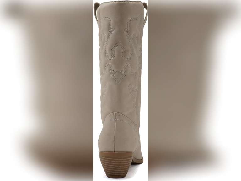Soda Red Reno Western Cowboy Pointed Toe Knee High Pull On Tabs Boots All-White size: 6.5 18