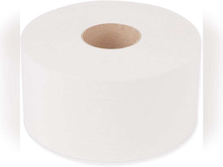 Tork 12024402 Mini Jumbo Bath Tissue Roll, 2-Ply, White 59