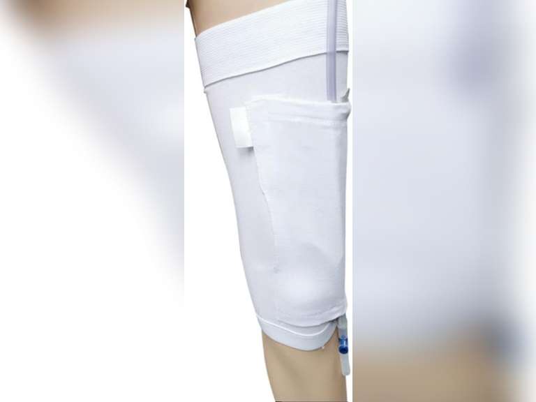 Catheter Leg Bag Holder Catheter Sleeve Urine Leg Bag Catheter Sleeves Catheter Bag Holder Leg Strap Urinary Drainage Bag Cover for Men&Women Stay in Place Urine Bags for Legs (XL) 18