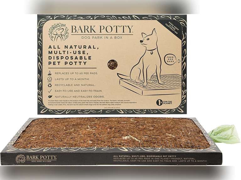 Disposable Training Pads, Multi Use Leak-Proof and Odor Control Puppy Pee Pads | 30 x 20 Standard Pee Pads for Dogs | Natural Bark Potty Pads for Dogs - Dog Housebreaking & Puppy Supplies 49