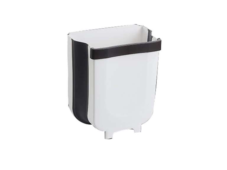 Foldable Hanging Cabinet Trash Can, Wall-Mounted Collapsible Waste Bin for Kitchen, Bathroom, Car, Bedroom, Space-Saving Portable Garbage Holder 104