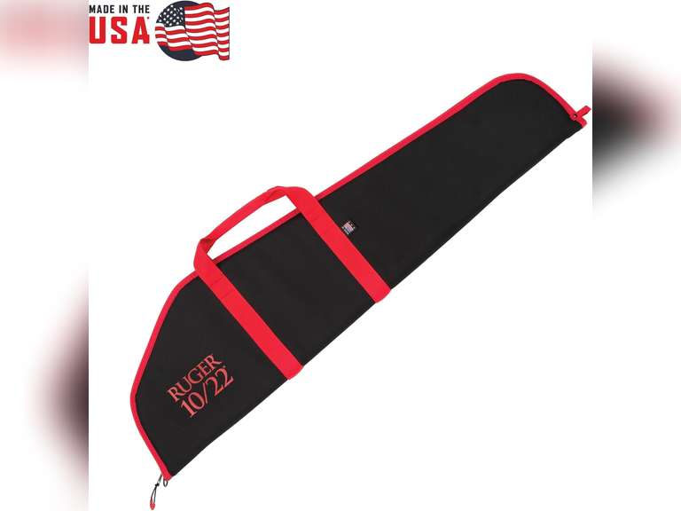 Allen Company Ruger Flagstaff Rifle Case - 40-Inch Soft Gun Bag - Hunting and Shooting Accessories - Black/Red 23