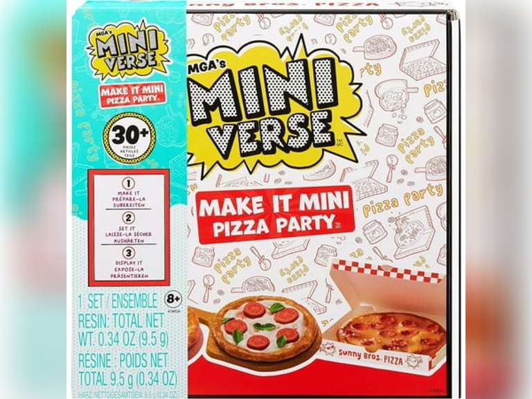 Miniverse Make It Mini Food Pizza Party Playset (NOT EDIBLE!) 43