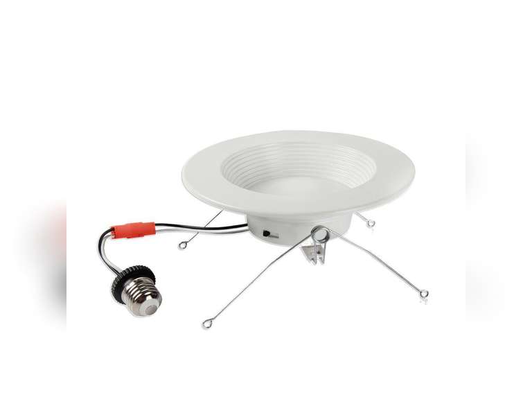 6 in. 75-Watt Equivalent LED Dimmable Retrofit Downlight with E26 Base Adaptor, 900 Lumens, 2700K-5000K Selectable 9