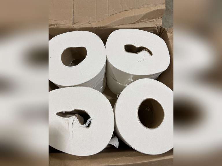 AmazonCommercial 2-Ply White 9' Jumbo Roll Toilet Paper/Bath Tissue (416972)|Bulk for Business |Septic Safe |Compatible with Universal Dispensers|FSC Certified |1000 feet per Roll (12 Rolls)() 39