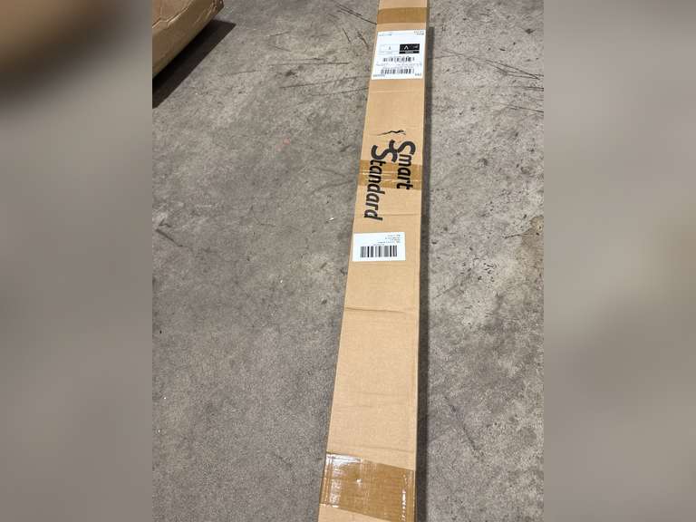 SMARTSTANDARD 3.3ft/40 Bi-Folding Sliding Barn Door Hardware Kit, Bifold Heavy Duty Sturdy Side Mounted -Smoothly and Quietly-Easy to Install, Fit 36' Doors 30