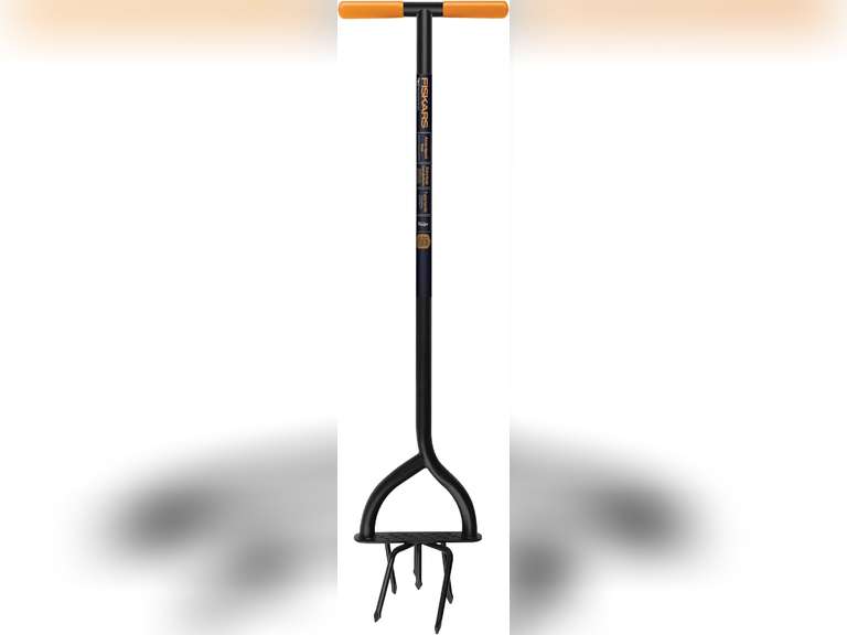 Fiskars 40 Inch Long-Handle Steel Tiller (7990) 34