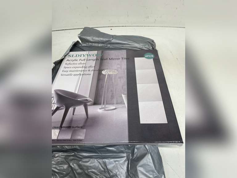SLDIYWOW Wall Mirror Full Length, 4Pcs Full Body Mirror for Bedroom, Safety Unbreakable Mirror Great for Baby Kids Toddler, Full Body Mirror Tiles for Bedroom, Home Gym, Living Room 19