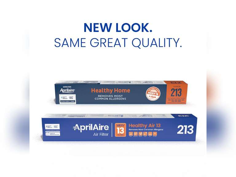 AprilAire 213 Replacement Filter for AprilAire Whole House Air Purifiers - MERV 13, Healthy Home Allergy, 20x25x4 Air Filter (Pack of 1) 61