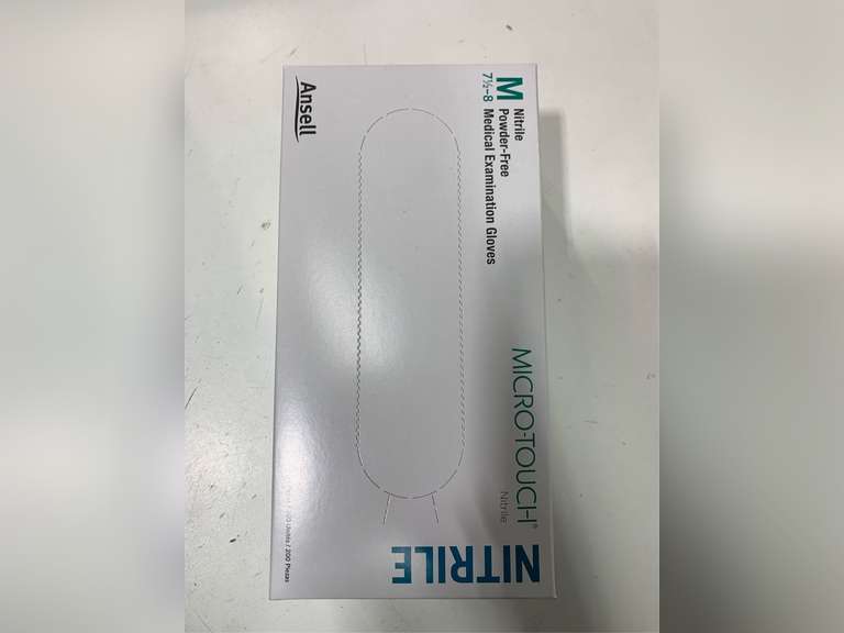 Ansell 6034302 Micro-Touch Powder-Free Thin Nitrile Synthetic Medium 200 per box 20