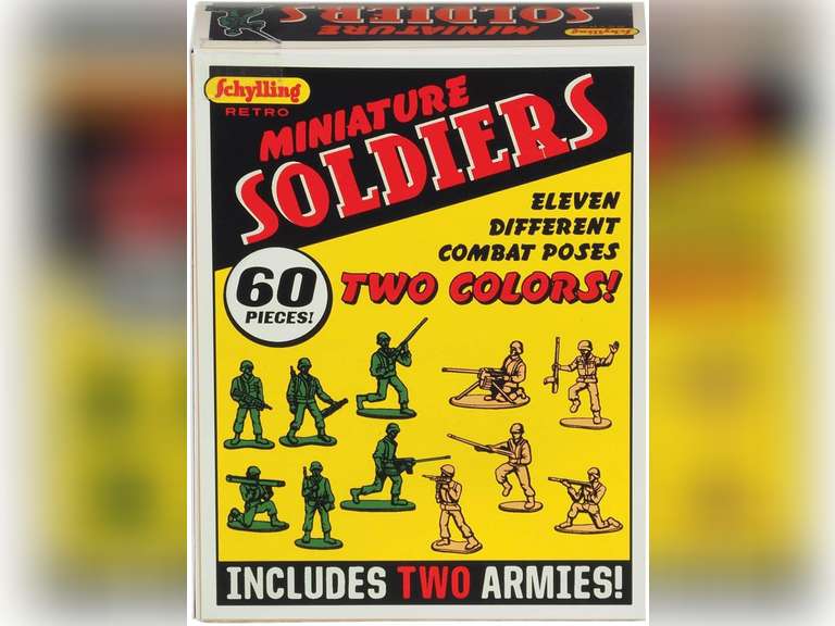 Schylling Retro Mini Soldiers 60 Piece, 1 EA 12