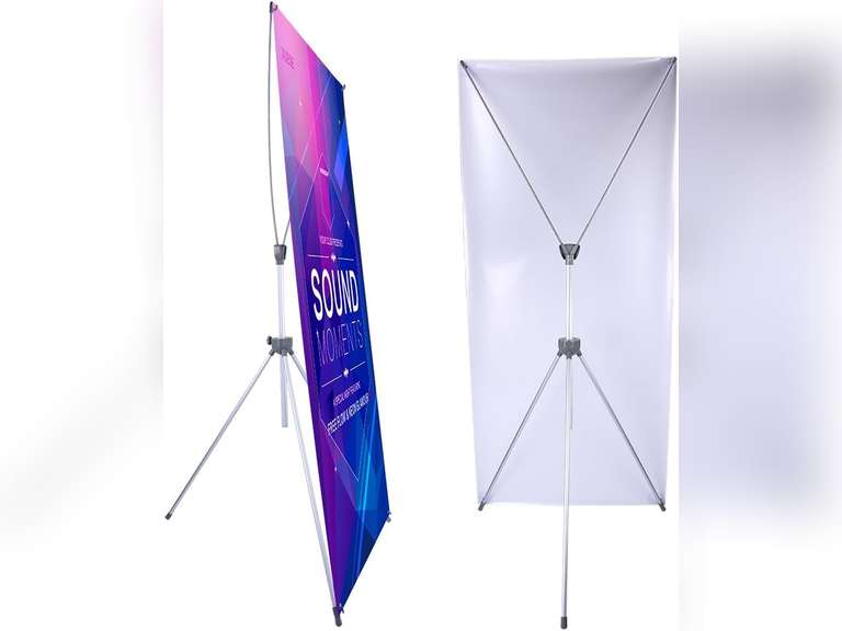 Adjustable X Banner Stand Fits Any Banner Size Width 23" to 32" and Height 63" to 78"(similar model) 27