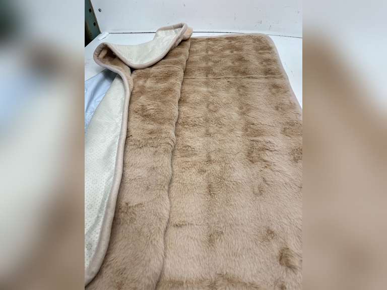 gogobunny Dog Blanket, Waterproof Reversible Sherpa Fleece Throw Blanket, Furniture Cover for Bed, Couch, Sofa Protection from Liquid Pee and Pet Fur of Puppy, Cat (Beige, 35*35inches) 24