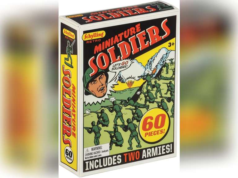 Schylling Retro Mini Soldiers 60 Piece, 1 EA 12