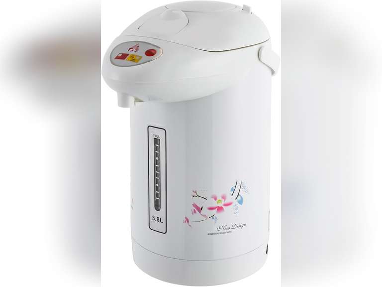 3.8L (128.5 Oz) Electric Kettle Stainless Steel Hot Water Dispenser Countertop Portable Water Boiler 750W Hot Water Kettle,Instant Auto Boiler and Warmer for Tea & Coffee,White 42