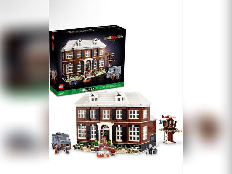 LEGO Ideas Home Alone McCallisters’ House 21330 Building Set for Adults, Movie Collectible Gift Idea with 5 Minifigures 300