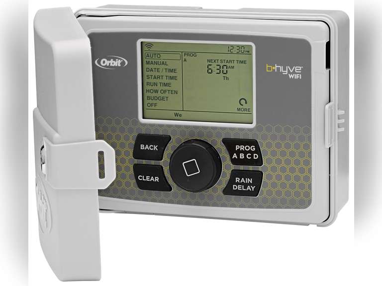 Orbit 57946 B-hyve Smart Indoor/Outdoor 6-Station WiFi Sprinkler System Controller 105