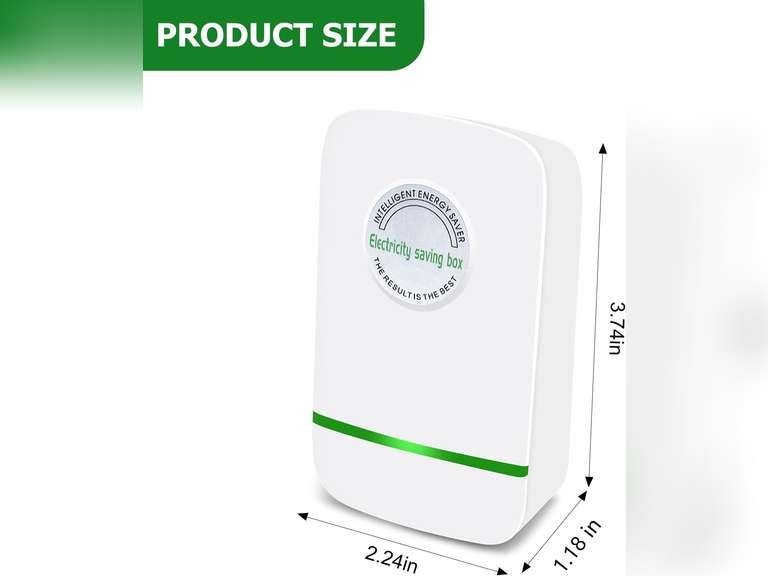 Power Saver Pro x,Electricity Saving Box,2025 Upgrade Stop Watt Energy Saving Device,Energy Savers Plug in, Us Plug 90V-250V 30KW, Reduces Energy Costs, Stabilize Voltage, 4Pack 20