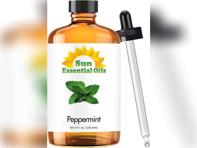 Sun Essential Oils - Peppermint Essential Oil (8 oz) with Dropper for Diffuser, Humidifier, Skin & Aromatherapy Body Massage, Candle & Soap Making for Home 13