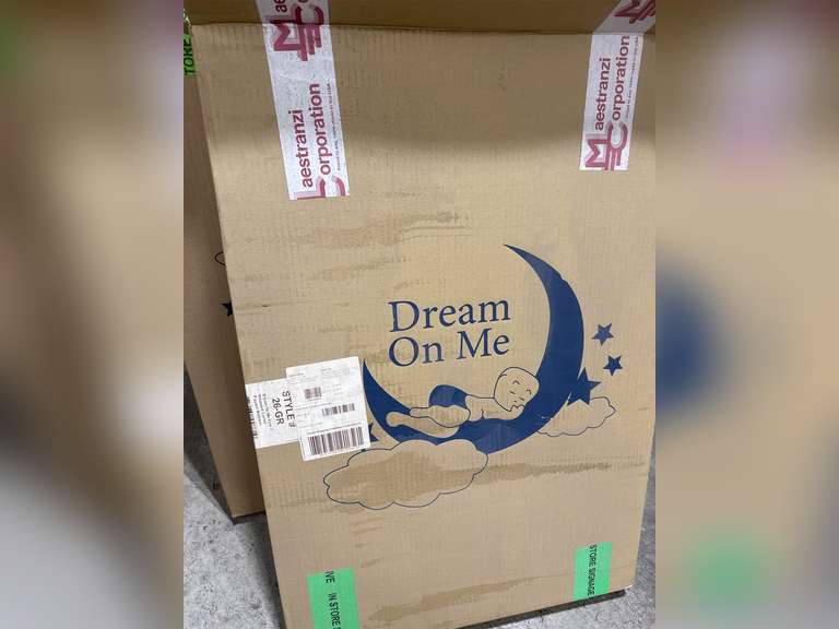 26 x3 x38 Dream on Me Extra Firm Rounded Corner Playard Mattress, White 46
