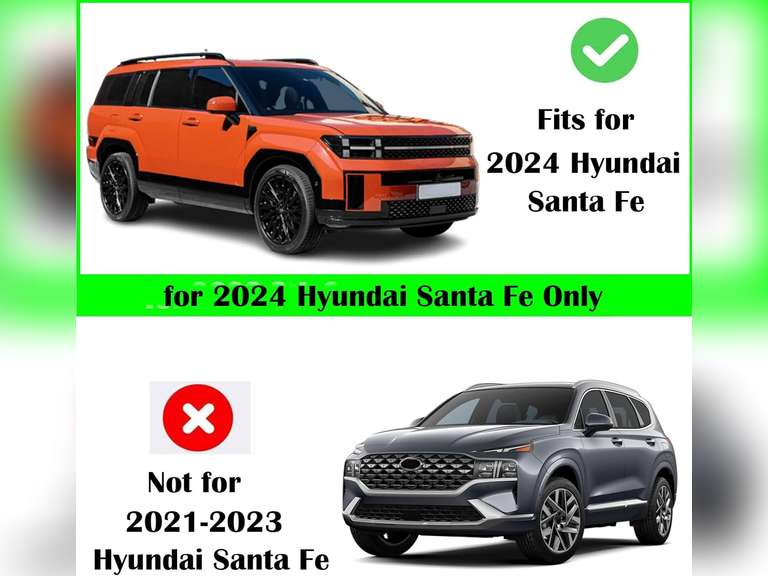 Cargo Cover for All-New 2024 Hyundai Santa Fe Accessories,Compatible with 2024 Hyundai Santa Fe Retractable Trunk Cover Privacy Screen Luggage Security Shield Shade Upgraded Package(Canvas) 60