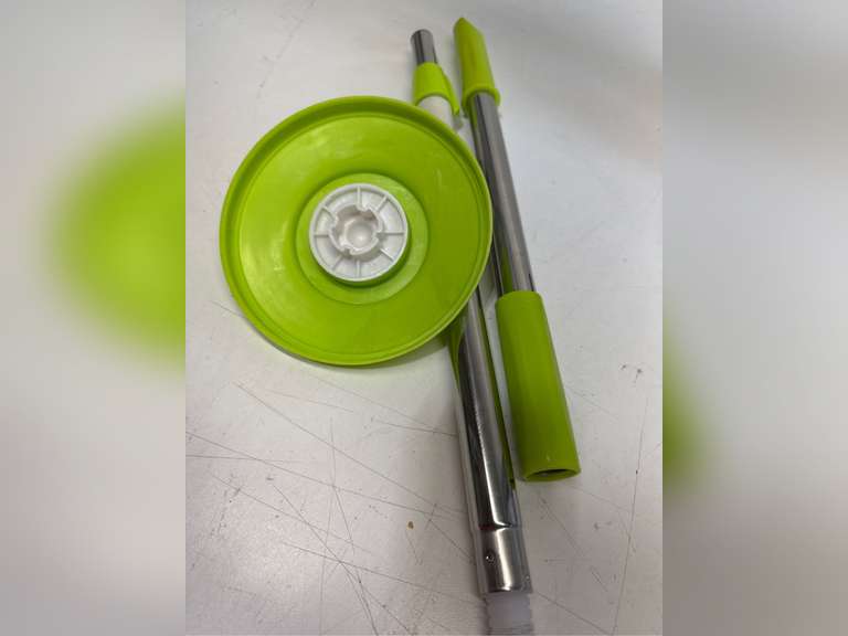 Spin Mop Pole Handle Replacement, Home Floor 360 Degrees Rotating Telescopic Replacement Handle Cleaning Tool Accessories Enhanced Thickened Version for Cleaning Home Bedroom Office (Green) 13