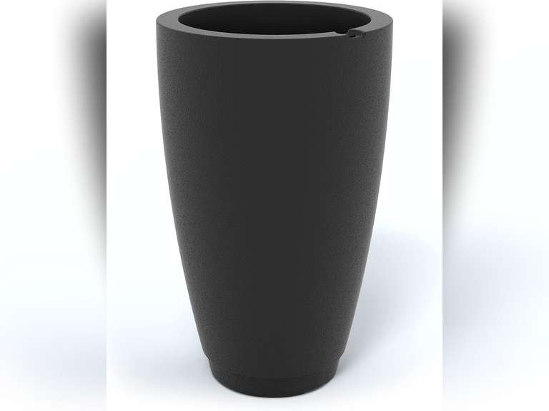 Mayne Caprio 26in Tall Planter - Black 72