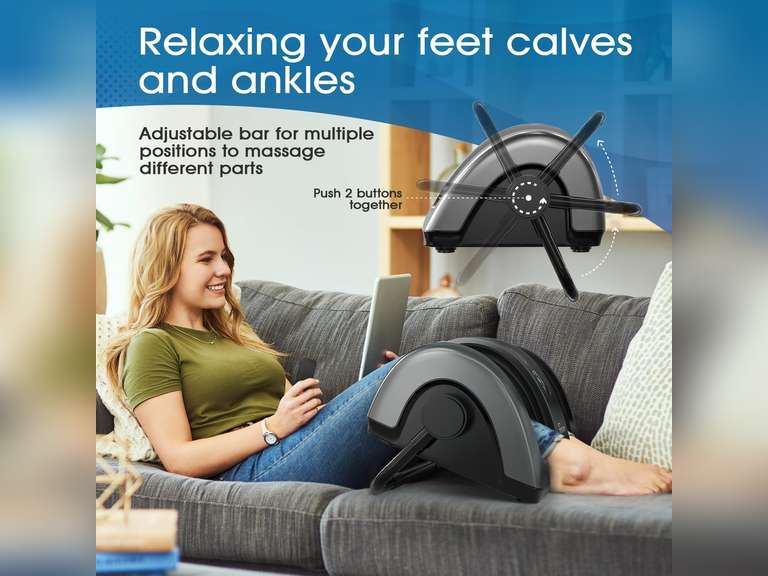 TISSCARE Foot Massager with Heat, FSA HSA Eligible, Shiatsu Foot Massager for Plantar Fasciitis, Neuropathy, Circulation and Pain Relief, Remote Control, Deep Kneading, Gifts for Women Men Mom Dad 130