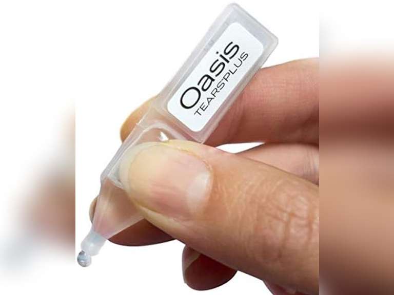 Oasis TEARS PLUS Preservative-Free Lubricant Eye Drops, 30 containers, 0.3 ML/0.01 FL OZ, 01/2026 23