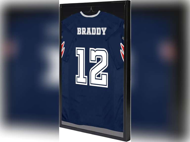 (Similar)24 x32 Jersey Frame Display Case - Crystal Clear Acrylic Jersey Frame for Baseball, Football, Hockey, Soccer & Basketball, Jersey Shadow Box 69