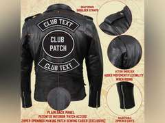 Milwaukee Leather SH1011 Men's Classic Brando Premium Leather Black Motorcycle Riders Leather Jacket w/Side Laces M 130