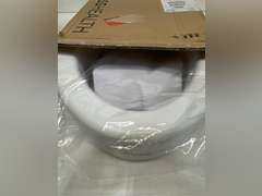 Carex Toilet Seat Riser, Elongated Raised Toilet Seat Adds 3.5 inches to Toilet Height, for Assistance Bending or Sitting, 300 Pound Weight Capacity Toilet Riser 29