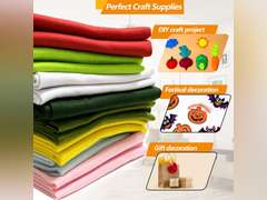 Hunter Green Felt Fabric Thickness 24 x8 Square Flexible Craft Felt by The Yard Soft Durable Felt Sheets for DIY Sewing Cushion Art Craft Project Supplies(2 pack) 14
