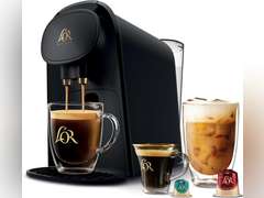 L'OR Barista System Coffee and Espresso Machine Combo by Philips, Matte Black 89