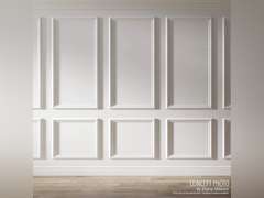 Ekena PNL20X28AS-01 20" W x 28" H x 1/2" P Ashford Molded Classic Wainscot Wall Panel, Primed 24
