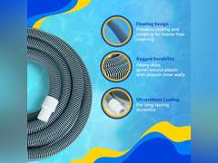 Haviland NA101 Forger Loop Pool Hose, Blue/White, 1-1/4 in. X 18 ft 30